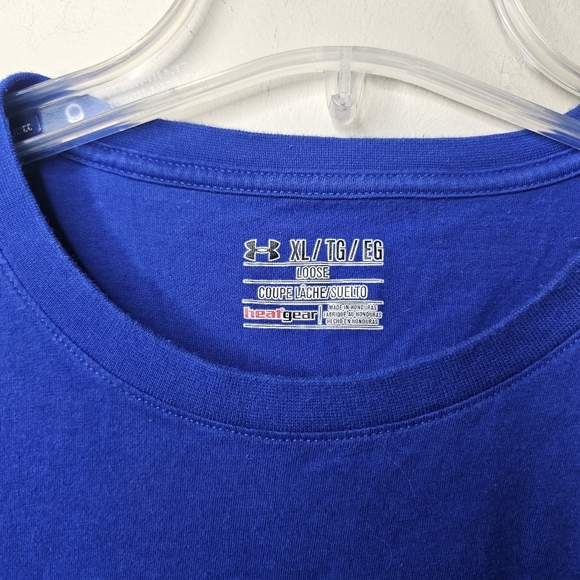 Under Armour Blue Shirt USA Size XL - Picture 4 of 8
